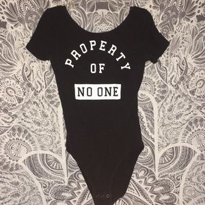 HOLLISTER black bodysuit